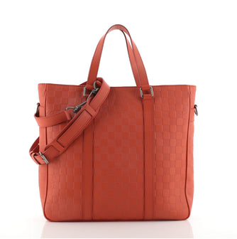 Louis Vuitton Tadao Handbag Damier Infini Leather PM