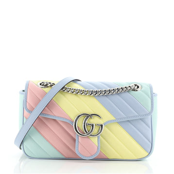Gucci GG Marmont Flap Bag Matelasse Leather Medium