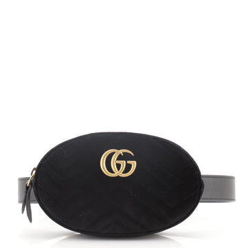Gucci GG Marmont Belt Bag Matelasse Velvet