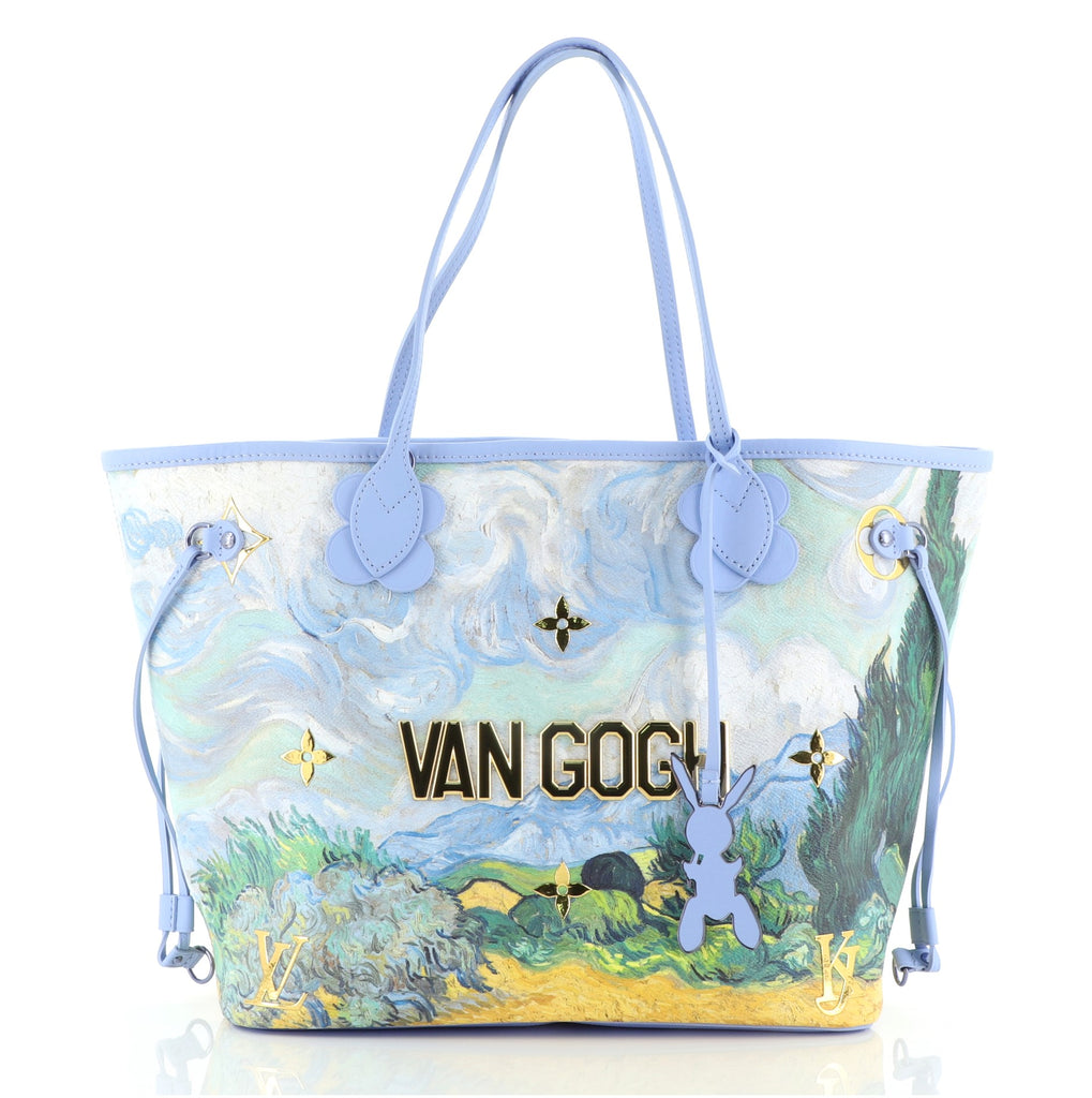 Louis Vuitton Neverfull NM Tote Limited Edition Jeff Koons Fragonard Print  Canvas MM Neutral 6039714