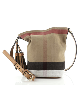 Burberry Ashby Bag House Check Canvas Mini