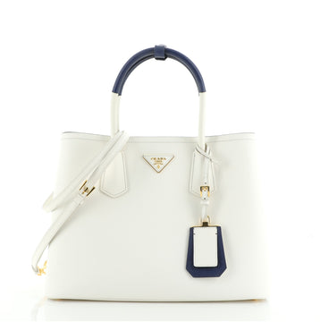 Prada Cuir Double Tote Saffiano Leather Medium