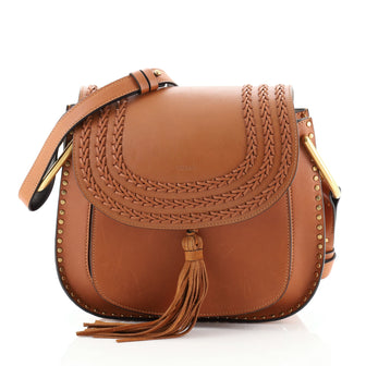 Chloe Hudson Handbag Whipstitch Leather Medium