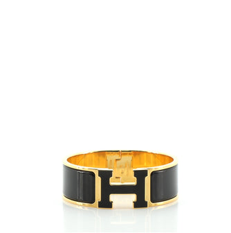 Hermes Clic H Bracelet Enamel Wide