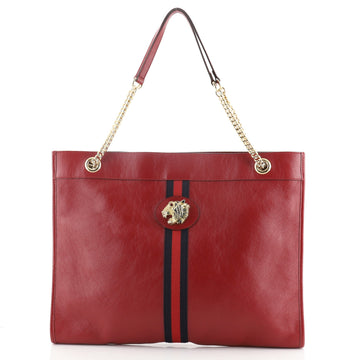 Gucci Rajah Chain Tote Leather Large