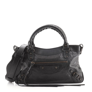 Balenciaga First Classic Studs Bag Leather