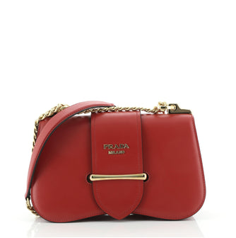 Prada Sidonie Chain Shoulder Bag City Calf Medium