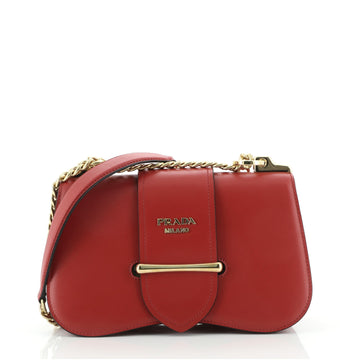 Prada Sidonie Chain Shoulder Bag City Calf Medium