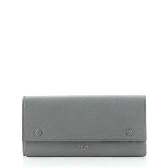 Celine Multifunction Flap Wallet Leather Large