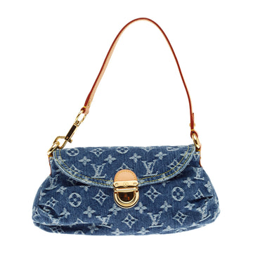 Louis Vuitton Pleaty Denim Mini