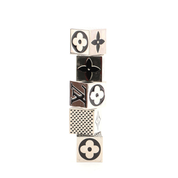 Louis Vuitton Monogram Cube Dice Game Set Metal 68900