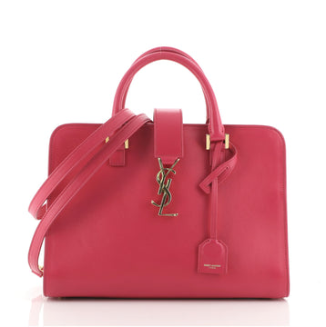 Saint Laurent Monogram Cabas Leather Small