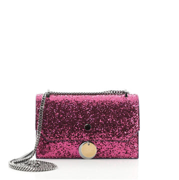 Jimmy Choo I Want Choo Chain Clutch Candy Glitter Leather Mini