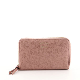 Gucci Swing Zip Around Wallet Leather Compact