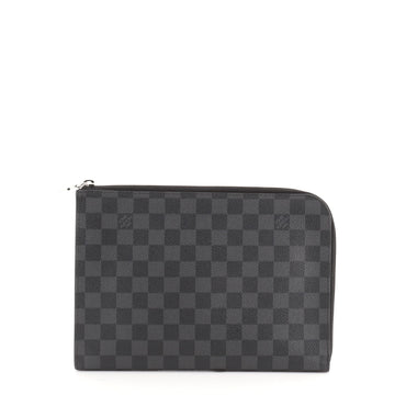 Louis Vuitton Zip Around Pochette Jour Damier Graphite MM