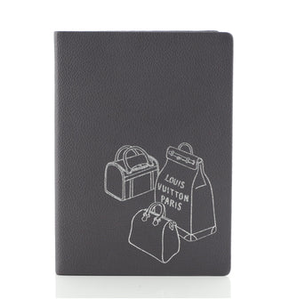 Louis Vuitton Clemence Notebook Embossed Taurillon Leather MM