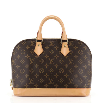 Louis Vuitton Vintage Alma Handbag Monogram Canvas PM