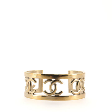 Chanel Multiple CC Cuff Bracelet Metal