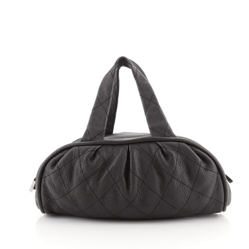 Chanel Le Marais Bowler Bag Quilted Leather Medium