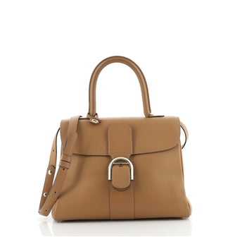 Delvaux Brillant Top Handle Bag Leather MM