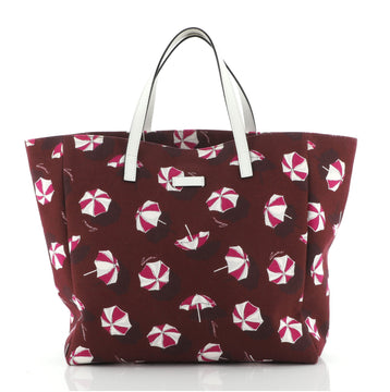 Gucci Open Tote Printed Canvas Medium
