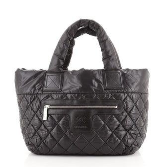 Chanel Coco Cocoon Reversible Tote Quilted Nylon Small
