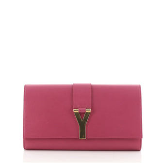 Saint Laurent Chyc Clutch Leather