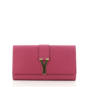 Saint Laurent Chyc Clutch Leather