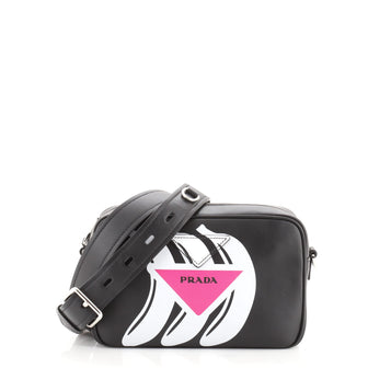 Prada Camera Bag Printed City Calf Medium