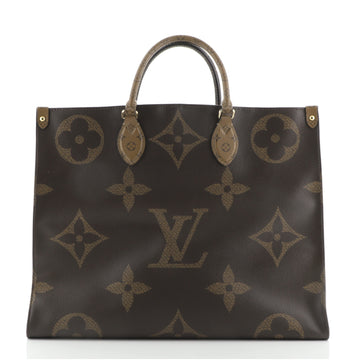Louis Vuitton OnTheGo Tote Limited Edition Reverse Monogram Giant GM