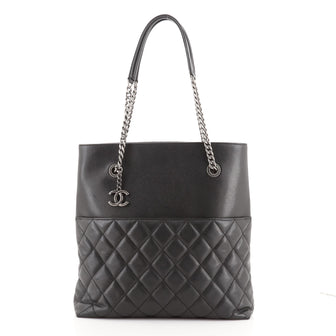Chanel Urban Delight Chain Tote Quilted Caviar Large