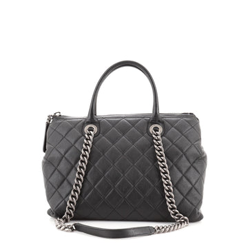 Chanel Boy Chained Tote Quilted Calfskin Medium