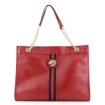 Gucci Rajah Chain Tote Leather Large