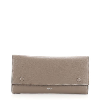 Celine Multifunction Flap Wallet Leather Large