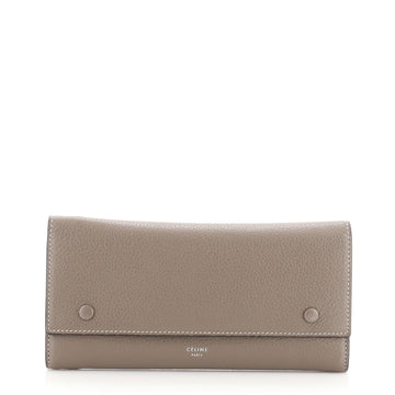 Celine Multifunction Flap Wallet Leather Large