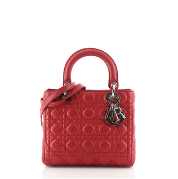 Christian Dior Lady Dior Bag Cannage Quilt Lambskin Medium