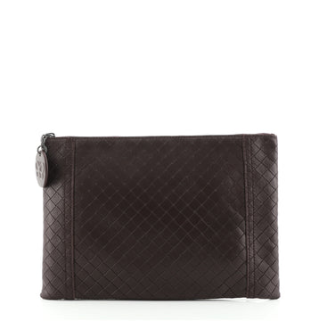 Bottega Veneta Zip Pouch Intrecciomirage Leather