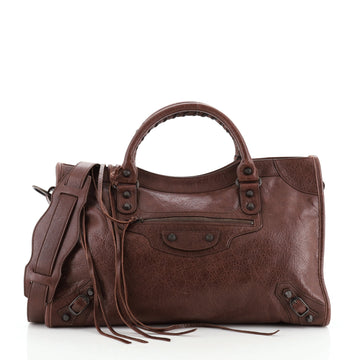 Balenciaga City Classic Studs Bag Leather Medium