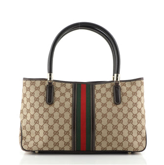 Gucci Web Tote GG Canvas Medium