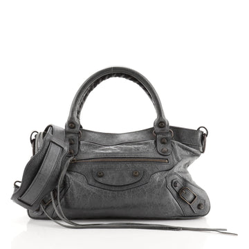 Balenciaga First Classic Studs Bag Leather