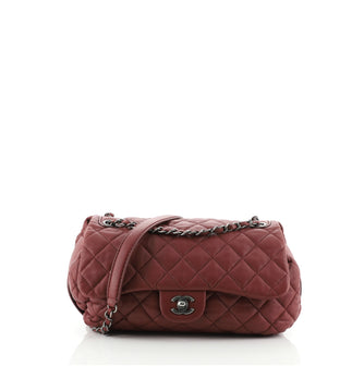 Chanel Soft Accordion Flap Bag Quilted Lambskin Medium