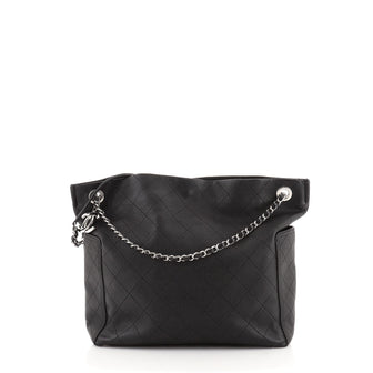 Chanel CC Pocket Hobo Quilted Caviar Medium