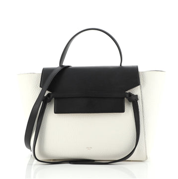 Celine Bicolor Belt Bag Leather Mini