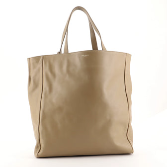 Saint Laurent Reversible North South Shopper Tote	 Leather and Suede