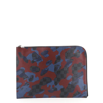 Louis Vuitton Pochette Jour Limited Edition Camouflage Damier Cobalt GM