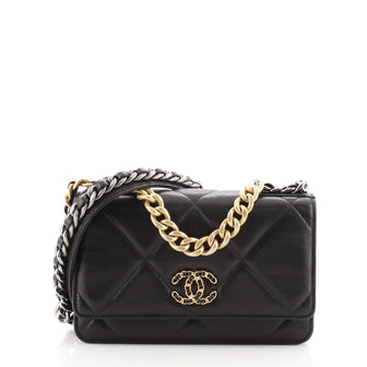 Chanel 19 Wallet on Chain Quilted Goatskin