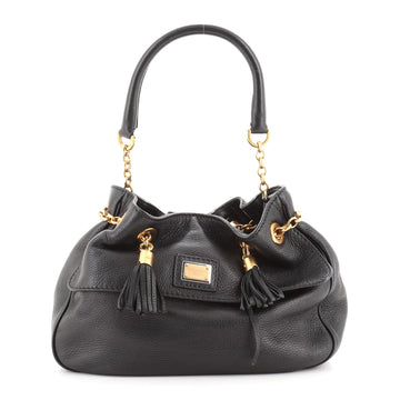 Dolce & Gabbana Miss Charlotte Shoulder Bag Leather Medium