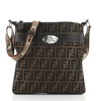 Fendi Selleria Crossbody Bag Zucca Canvas Medium