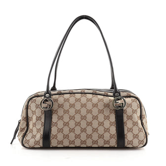 Gucci Twins Boston Bag GG Canvas
