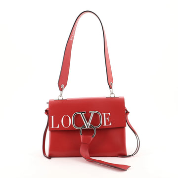 Valentino VRing Love Shoulder Bag Leather Small